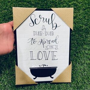 Black and White Bathroom Wall Art